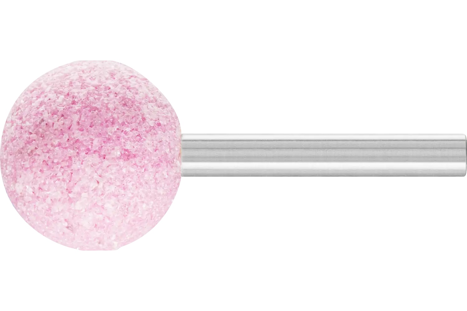 Picture of Pferd Vitrified Mounted Point, TOUGH, 1" x 1, 46 Grit, A25, Ceramic Oxide, 1/4" Shank